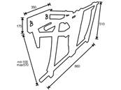 SUPPORT ÉCRAN REACHGO MURAL - 30"-63" | 76-160 cm