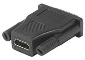 Adaptateur hdmi f / dvi-d m