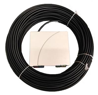 Câble abonné ftth double gaine 90m- 1 SCa/g657+ pto rectangle
