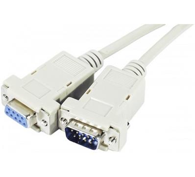 Cordon db9m/f lg: 1m80 serie. cablage droit