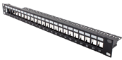 Panneau 24 ports cat8.1 sftp equipe de 24 c8.1 sftp 10gigas