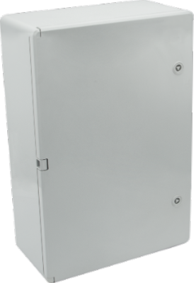 Coffret thermoplastique 600x400x200 mm IP65 – Porte pleine, usage industriel