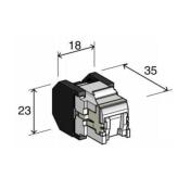 Embase femelle RJ45 Volition Cat. 6 FTP | Corning