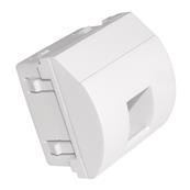 Plastron RJ45 nu 45x45 sans volet.