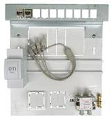Tableau de com p300 easy grade 3 - dti 2 RJ45 - 3 tv