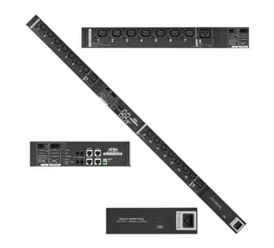 Pdu intelligent zéro u eco5 bandeau vertical 14 c13 2 c19