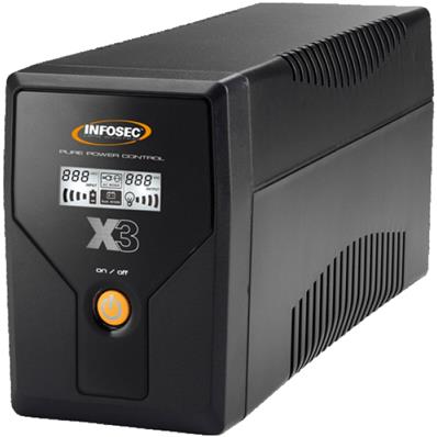 Onduleur x3 ex LCd usb 1000 va infosec