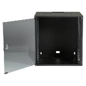COFFRET MURAL GENERIC NOIR 19" EN KIT PROF. 600MM - 15U