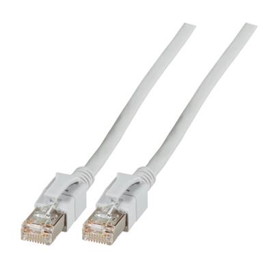 Cordons cat.6a sftp a led 7.5m - lszh - gris