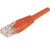 Cordon RJ45 cat.6 - u/utp pvc - 7m - rouge