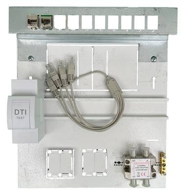 Tableau de com p300 easy grade 2 - dti 2 RJ45 - 3 tv