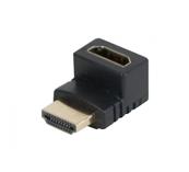 Adaptateur hdmi coudé 90° vertical - b - m/f