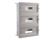 Chssis + face avant + rail DIN pour coffrets MU-355019UV et MU-355019TPUV