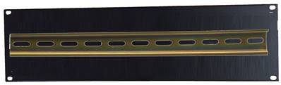 Panneau 19" avec 1 rail din 2u - non decaisse