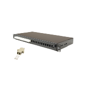 Tiroir optique �quip� de 6 travers�es LC Duplex multimode | 12 fibres - 12 ports