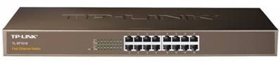 Switch réseau tp-link 16 ports RJ45 10/100 rackable 19