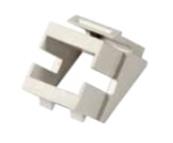 Adaptateur keystone traversée LC ou SC - blanc