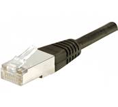 Cordon RJ45 cat.6 f/utp pe etanche - 15m - noir