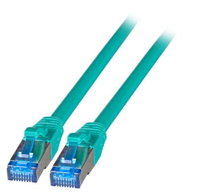 Cordon RJ45 c6a avec cable c7 s/ftp superflex 30m vert