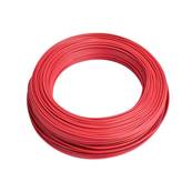 Fil ho7 v-u. 1x 2.5mm2 rouge couronne 100m