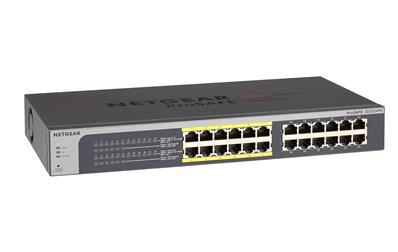 24 ports RJ45 dont 12 poe.100w netgear 10/100/1000