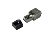 Connecteur de terrain blindé extra-compact Cat6A – 10 Gbps, PoE++ 90W, sans outil