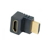 Adaptateur hdmi coudé 90° vertical - b - m/f