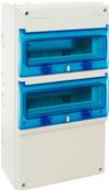 Coffret modulaire vide etanche ip65 22 modules 270x500x160