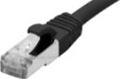 Cordon RJ45 blinde s/ftp lsoh ultra flex cat 6a noir