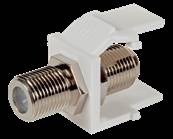Coupleut tv f/f insert keystone blanc