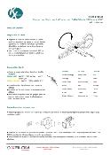 Embase RJ45 Femelle Cat. 6A S/FTP avec volet | Accroche Keystone