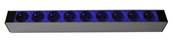 Bandeau secteur 8pc 2p+t 16a bleu avec voyant tension