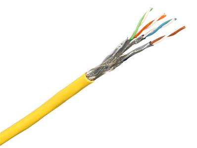 Cable patch multibrins 4p cat.7 s/ftp 900mhz lszh bleu