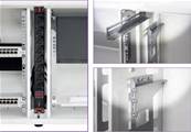 Coffret 19" sur pied 9u et 10u format radiateur porte ajourée