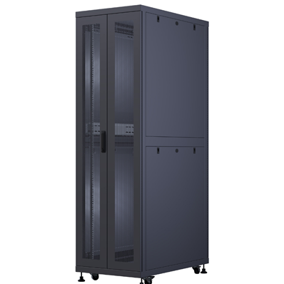 Baie Serveur 26U 600x1000 mm - Noire - Charge 600 kg | En kit