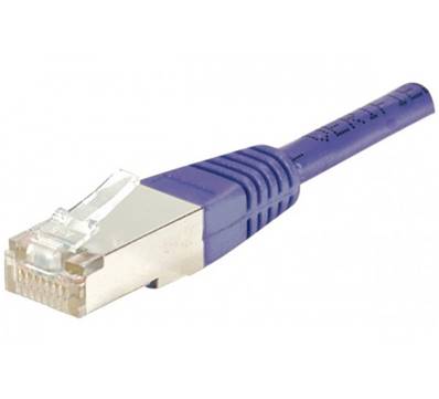 Cordon RJ45 cat.5e - f/utp pvc - 2m - violet