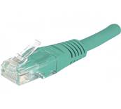 Cordon RJ45 cat.6 - u/utp pvc - 1m - vert