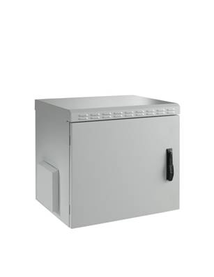 Coffret Outdoor 19" IP55 - 12U 600 x 600 mm - Gris