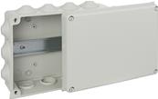 Bote de distribution tanche IP55 / IK08 avec rail DIN - 220 x 170 x 80 mm 