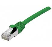 Cordon RJ45 cat.6 f/utp lsoh protege languette 2m vert