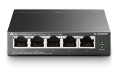 Switch 5 ports 10/100/1000 4 ports poe 56w - tp link