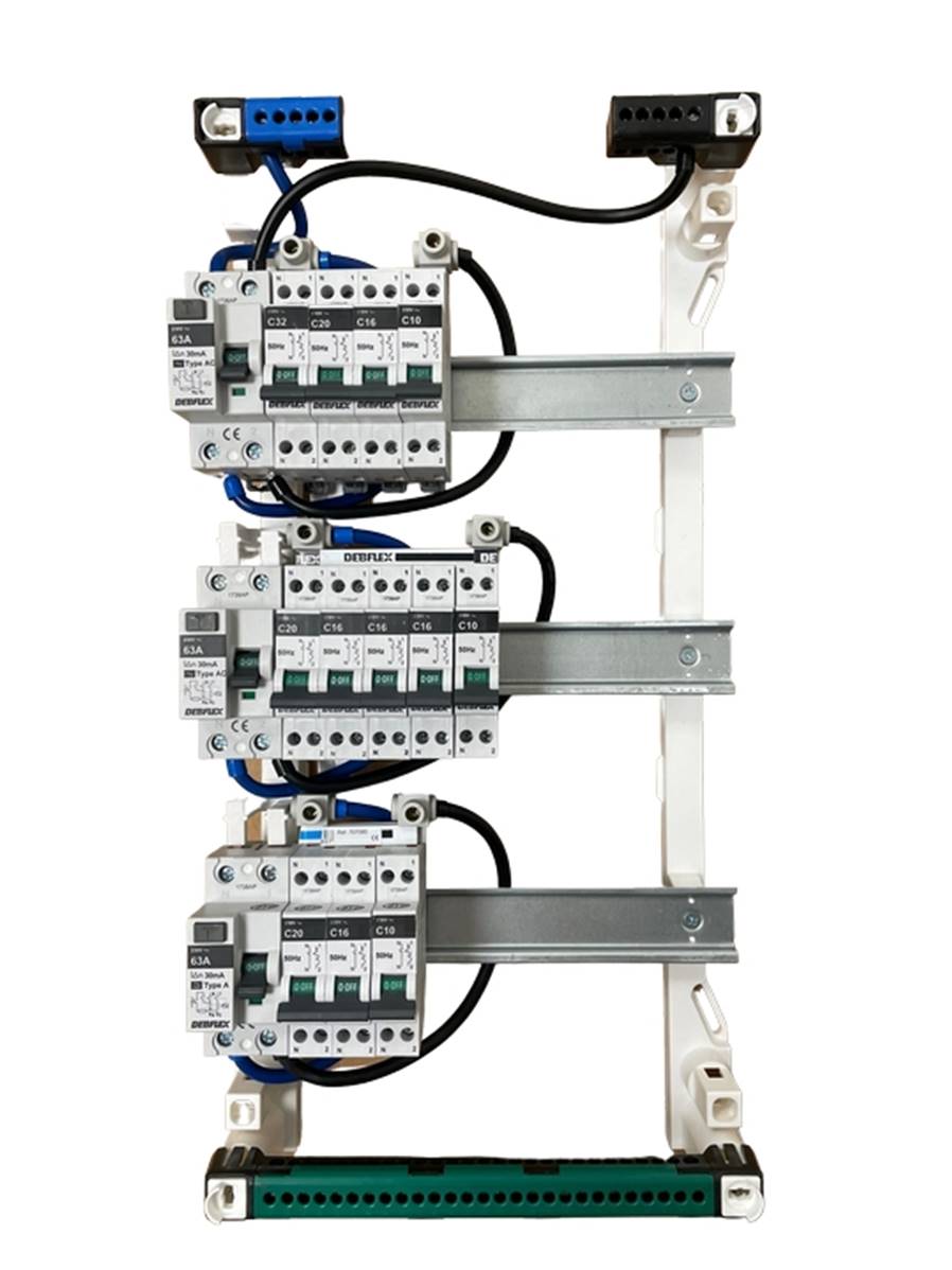 Tableau pré câblé pour T4 - T5 avec chauffage