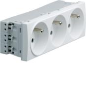 Coffret communciation 625 métallique avec porte 12 RJ grade 3TV 