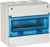 Coffret modulaire vide etanche ip65 12 modules 270x250x160