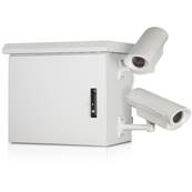 Coffret ip66 / outdoor 9u 450 pour poteau & video surveillan