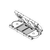 Cassette d’épissure pour 24 fibres
