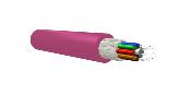 Câble fibre optique LSZH OM4 12 FO intérieur/extérieur structure serrée | Cca