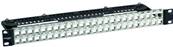 PANNEAU DE DISTRI INFRALAN 19" 48 PORTS 1U KEYSTONE - MÉTAL