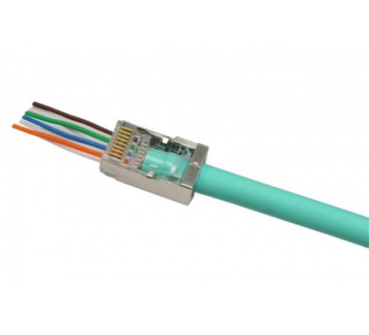 Xeilom - connecteur rj45 male easy cable souple 6. lot de 10