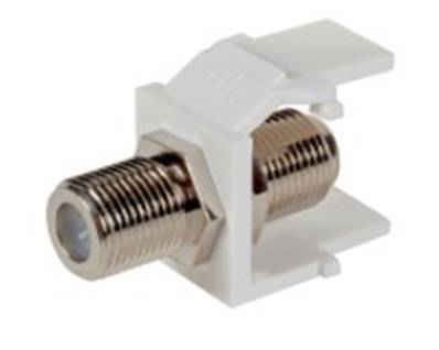 Adaptateur keystone fiche f blanc